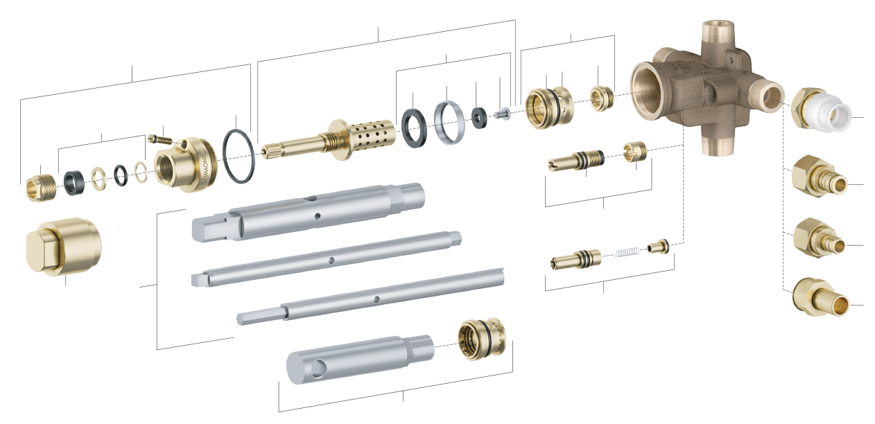 Temptrol Parts Breakdown - Symmons